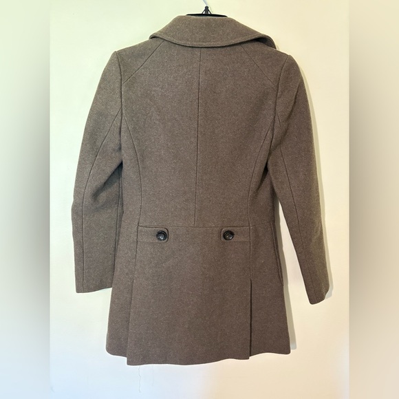 Women’s Banana Republic Wool Italian Fabric Coat Size XS NWOT - Picture 2 of 6